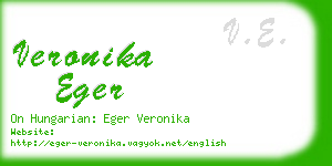 veronika eger business card